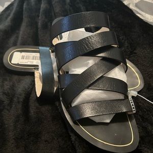 Black woman sandals